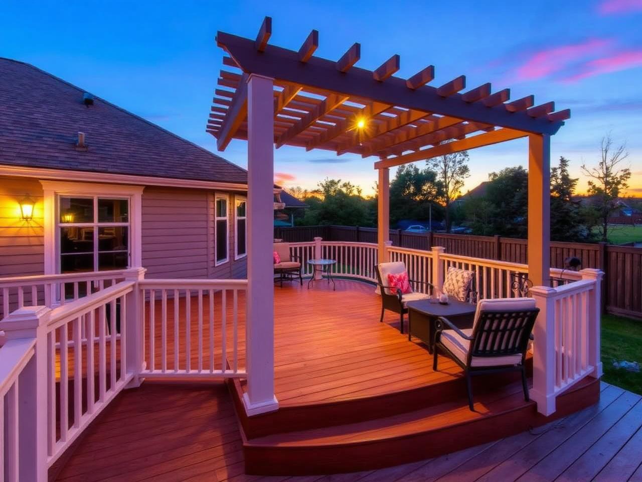 COMPOSITE DECK + PERGOLA — Marlton, NJ